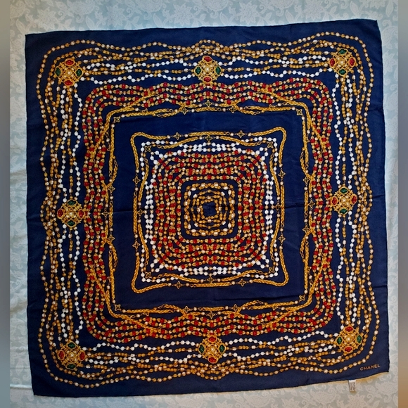 Chanel Silk Scarf - Picture 3 of 11